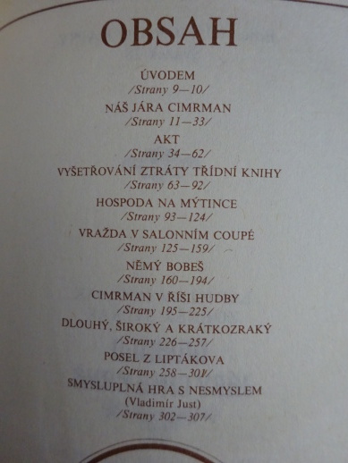 DIVADLO JÁRY CIMRMANA, SMOLJAK, SVĚRÁK, **an