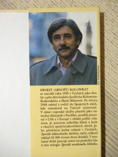 ZPOVĚDI ČESKÉHO AMERIČANA, ERNEST KOLOWRAT, **an