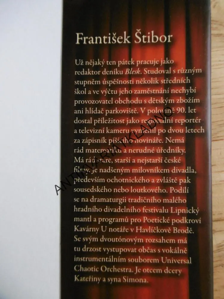 ODHALENÁ TAJEMSTVÍ SLAVNÝCH, HÖSCHLOVÁ, ŠTIBOR