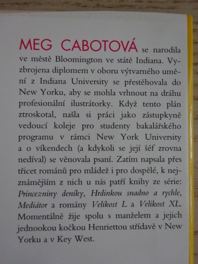 ÚSPĚŠNÁ SMOLAŘKA, MEG CABOTOVÁ, **an