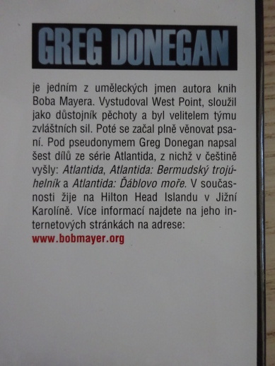 BRÁNA ATLANTIDY, GREG DONEGAN, **an