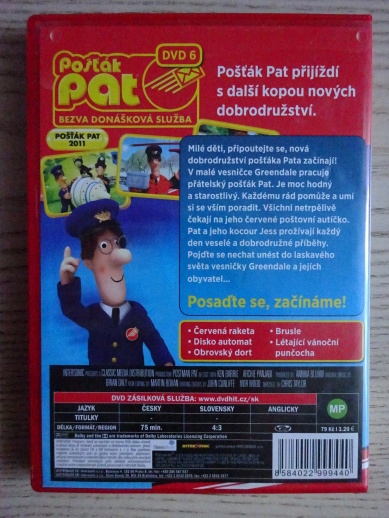 POŠŤÁK PAT, DVD FILM