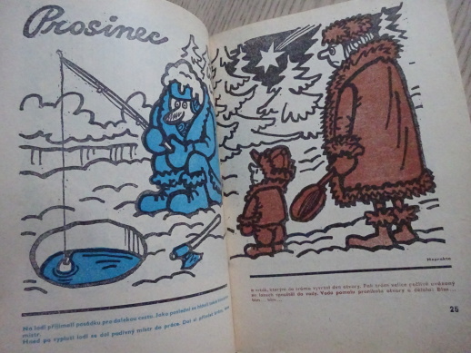HUMORISTICKÝ MINIKALENDÁŘ DIKOBRAZU, 1973
