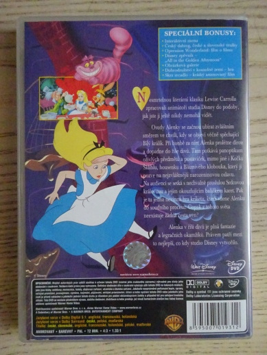 ALENKA V ŘÍŠI DIVŮ, DVD FILM