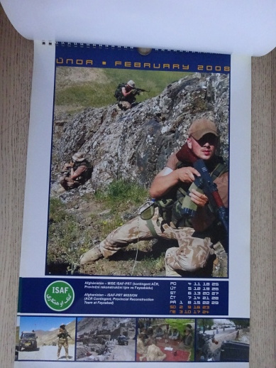 KALENDÁŘ - ČEŠTÍ VOJÁCI V ZAHRANIČÍ, 2008