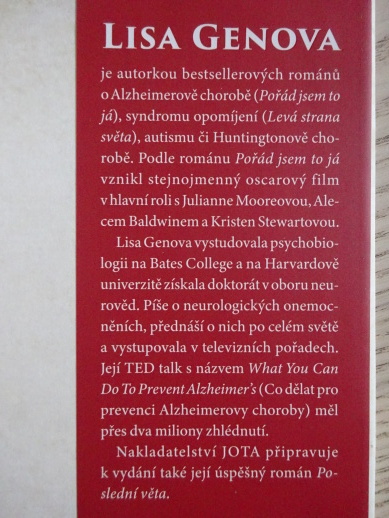 LEVÁ STRANA SVĚTA, LISA GENOVA, **an