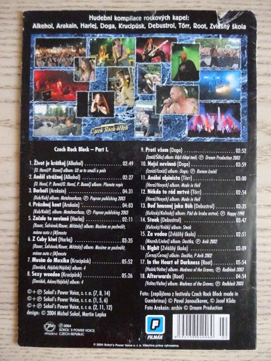 CZECH ROCK BLOCK, PART I, CD HUDBA