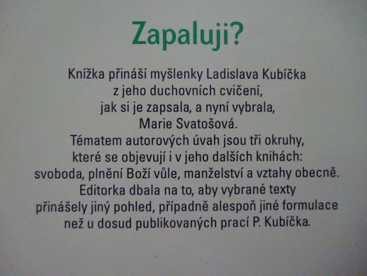 NA MINUTU S LADISLAVEM KUBÍČKEM, **an