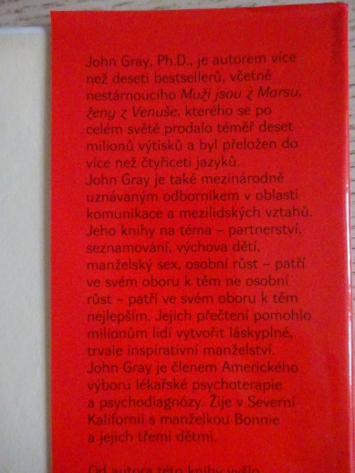 MARS A VENUŠE SE MAJÍ RÁDI, JOHN GRAY, **an