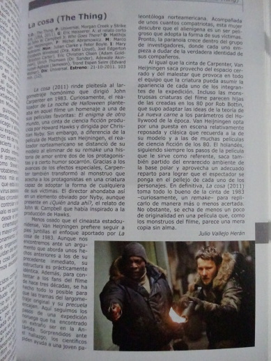 CINE PARA LEER, ŠPANĚLSKÁ ROČENKA FILMU, **an