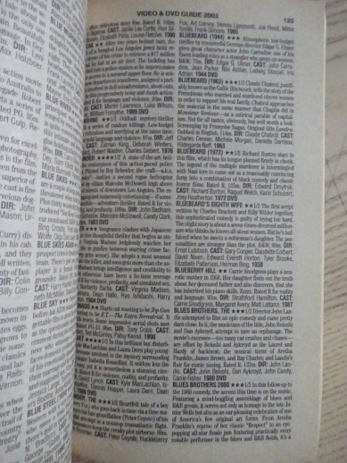 VIDEO & DVD GUIDE 2003, FILMOVÝ PRŮVODCE 2003, ANGLICKY, **an