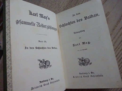 IN DEN SCHLUCHTEN DES BALKAN, KARL MAY, NĚMECKY, **an