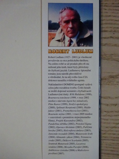 BOURNEOVO ULTIMÁTUM, ROBERT LUDLUM, **an