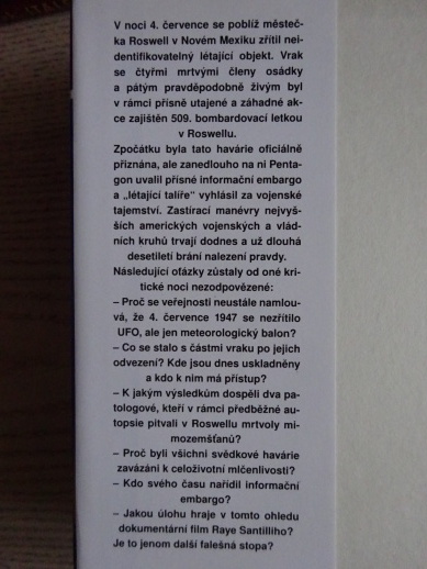 MIMOZEMŠŤANÉ Z ROSWELLU, JOHANNES VON BUTTLAR, **an