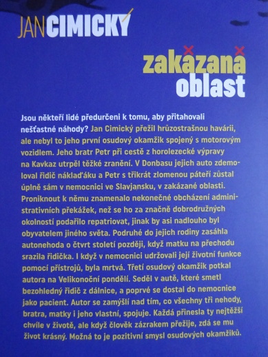 ZAKÁZANÁ OBLAST, JAN CIMICKÝ - AUTOGRAM, **an