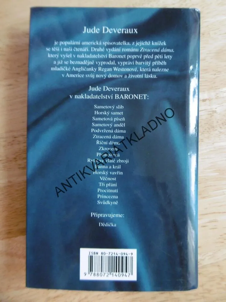 ZTRACENÁ DÁMA, JUDE DEVERAUX, **an