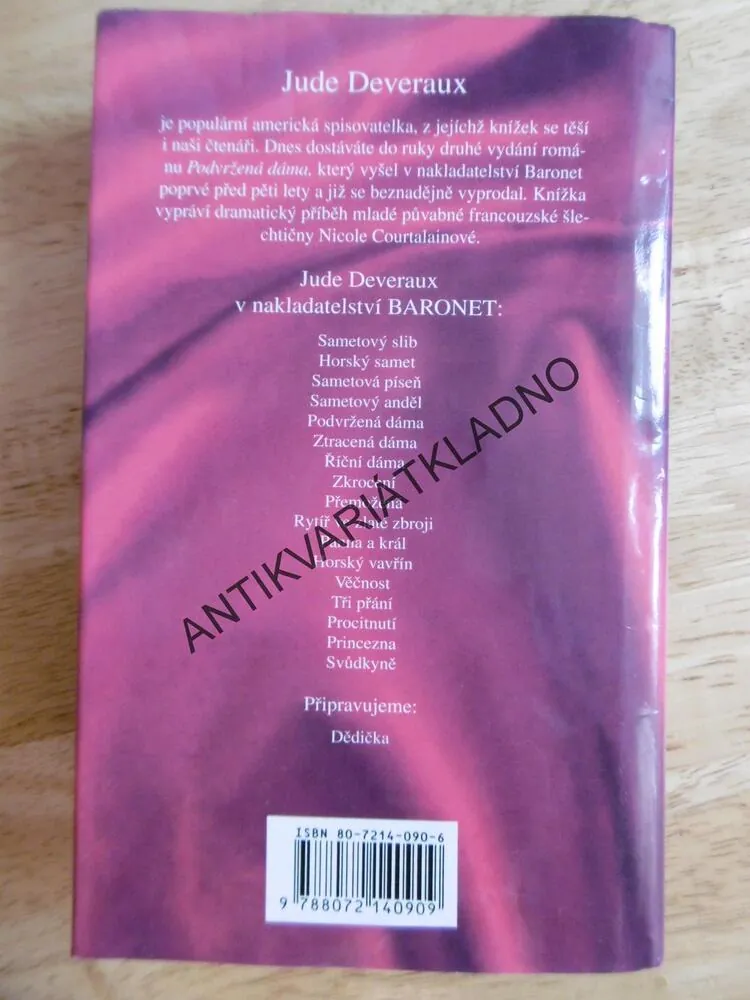 PODVRŽENÁ DÁMA, JUDE DEVERAUX, **an