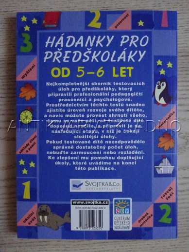 HÁDANKY PRO PŘEDŠKOLÁKY OD 5-6 LET, **an