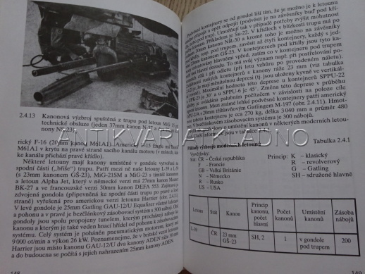 STŘELECKÁ A RAKETOVÁ VÝZBROJ LETADEL, POPELÍNSKÝ, KODEŠ, **an