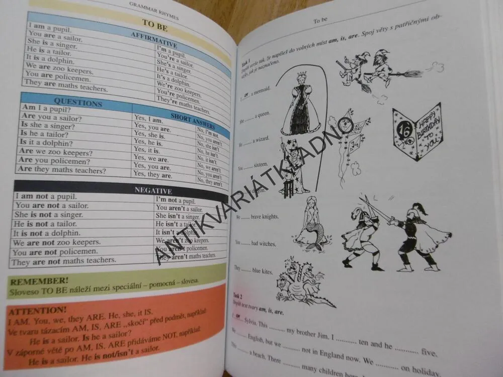 GRAMMAR RHYMES, VERŠOVANÁ ANGLICKÁ GRAMATIKA, ANGLIČTINA