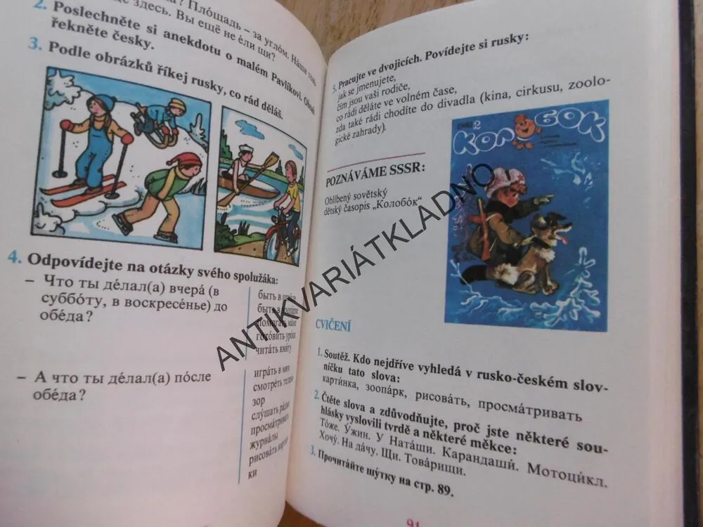 RUŠTINA 1., RUSKÝ JAZYK, RUSKY, 