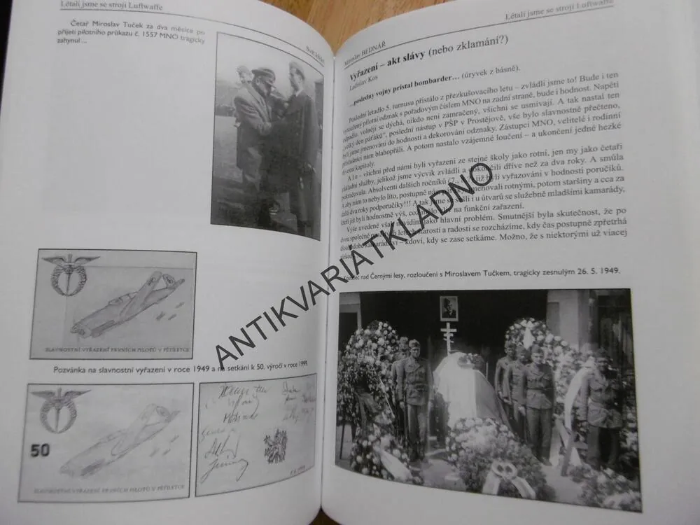 LÉTALI JSME SE STROJI LUFTWAFFE, PAMĚTI ABSOLVENTU UČILIŠTĚ PROSTĚJOV 1947-49