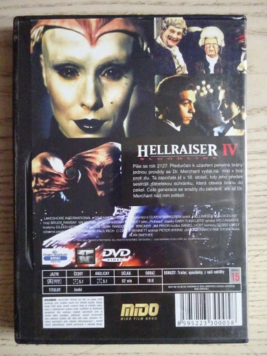 HELLRAISER IV, DVD FILM