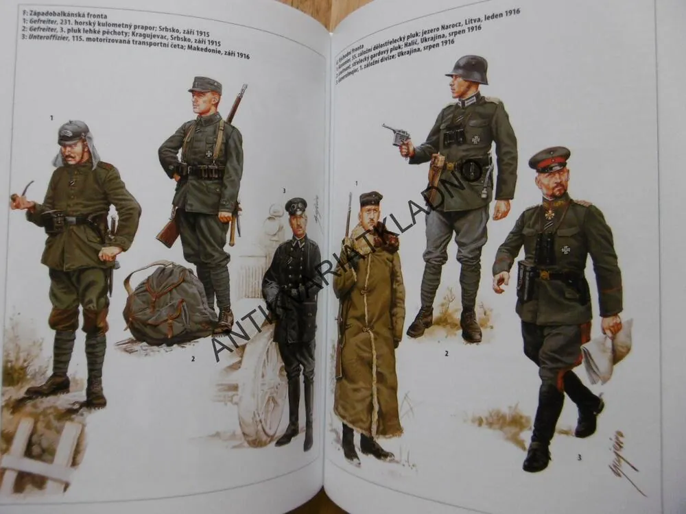 NĚMECKÁ ARMÁDA ZA PRVNÍ SVĚTOVÉ VÁLKY, NIGEL THOMAS, S. ANDREW