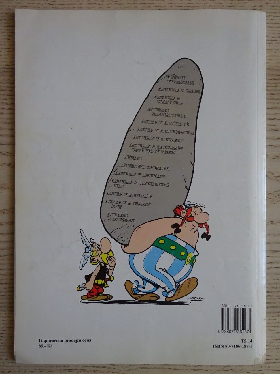 ASTERIX Z GALIE, ASTERIXOVA DOBRODRUŽSTVÍ I., KOMIKS, UDERZO