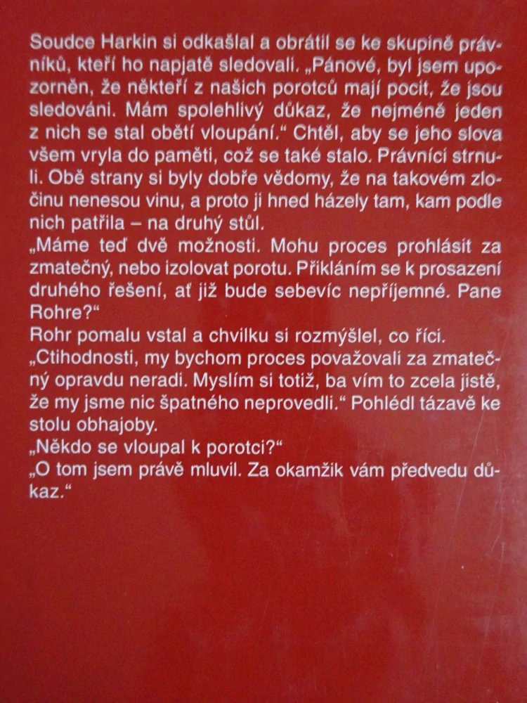 POROTA, JOHN GRISHAM, **an