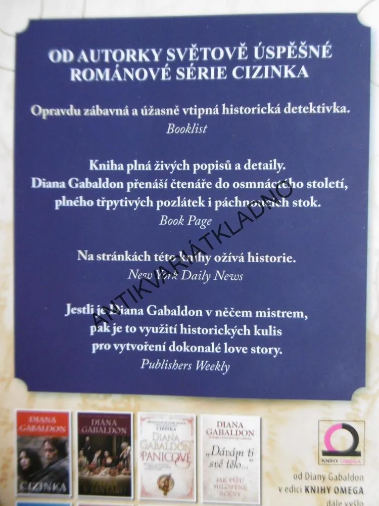 LORD JOHN A BRATRSTVO ČEPELE, DIANA GABALDON