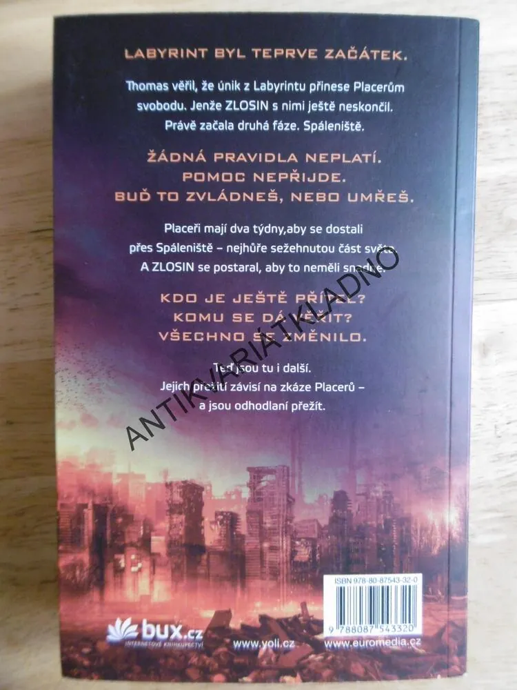 SPÁLENIŠTĚ: ZKOUŠKA, JAMES DASHNER, **an