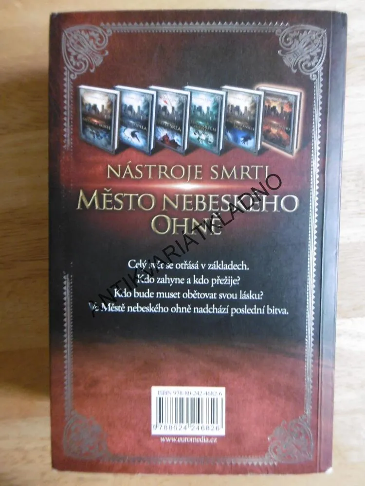NÁSTROJE SMRTI, MĚSTO NEBESKÉHO OHNĚ, CASSANDRA CLAREOVÁ