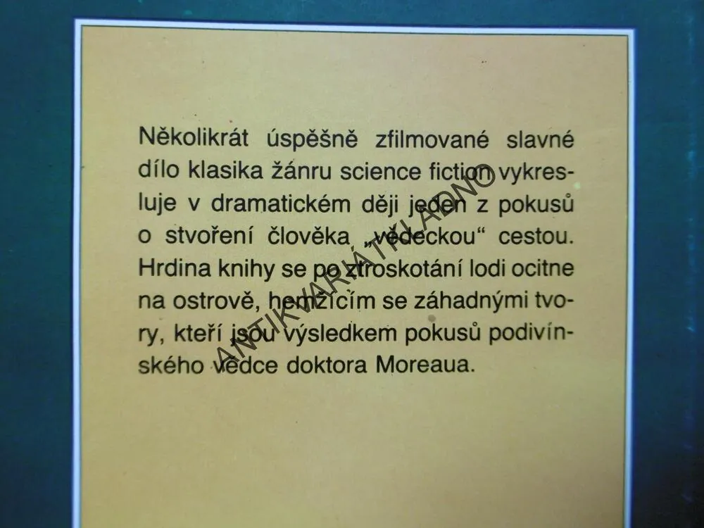 OSTROV DOKTORA MOREAUA, H.G. WELLS,