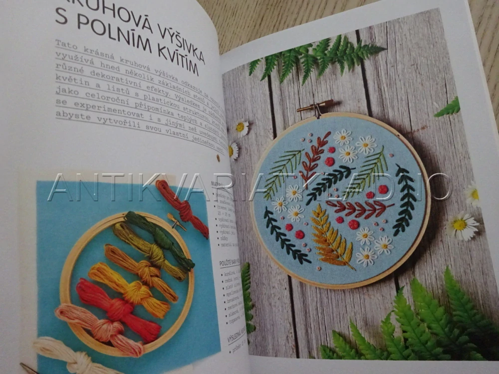 MODERNÍ VÝŠIVKA, CRISTIN MORGANOVÁ, HOBBY, VYŠÍVÁNÍ, **an;