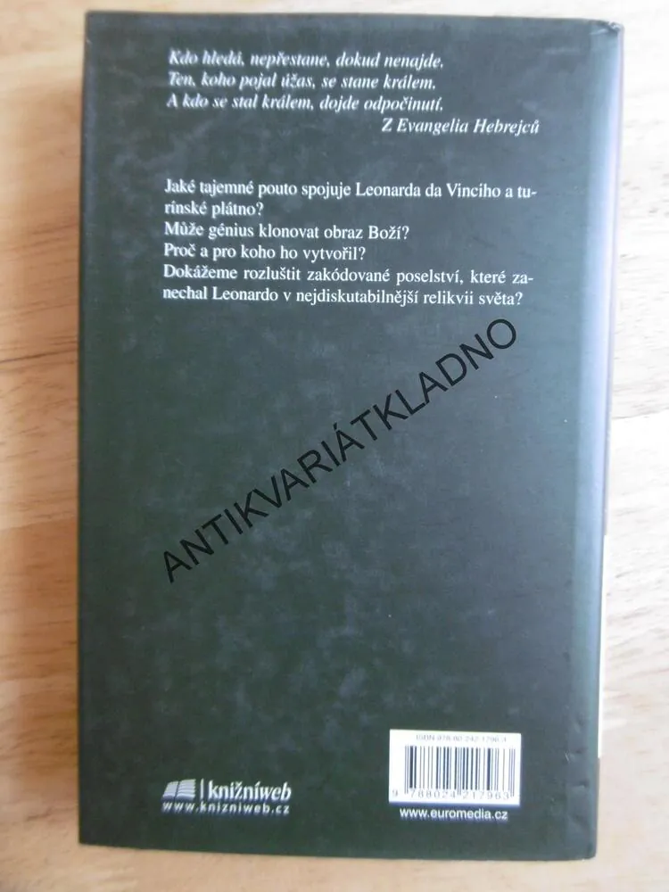 UTRPENÍ PODLE LEONARDA, GÉNIUS Z VINCI A TURÍNSKÉ PLÁTNO, VITTORIA HAZIEL, **an