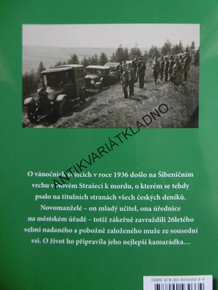 VÁNOČNÍ ZLOČIN NA ŠIBENIČNÍM VRCHU, JIŘÍ ČERVENKA - AUTOGRAM AUTORA, **an