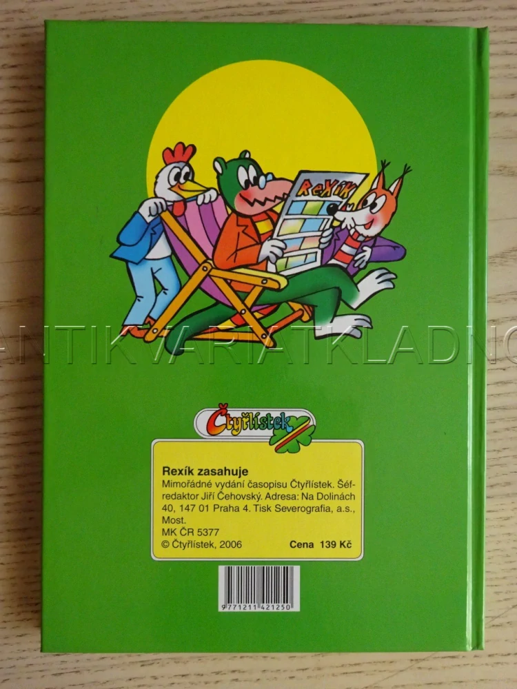 REXÍK ZASAHUJE, ČTYŘLÍSTEK, JAROSLAV NĚMEČEK, KAREL LADISLAV, **an