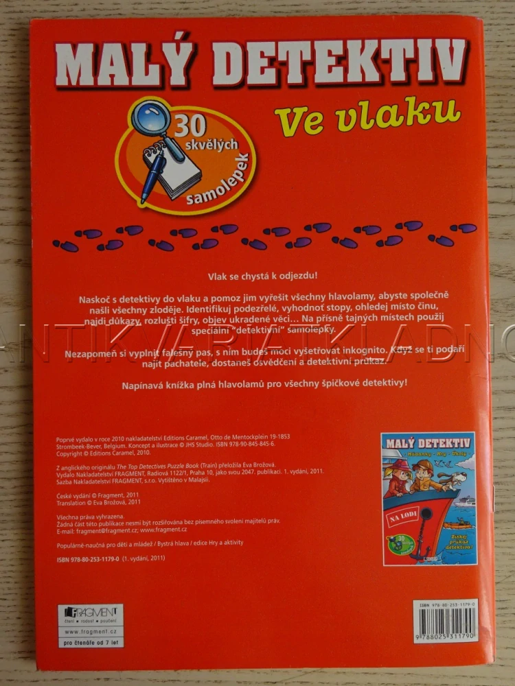 MALÝ DETEKTIV VE VLAKU, HÁDANKY, HRY, ÚKOLY, **an