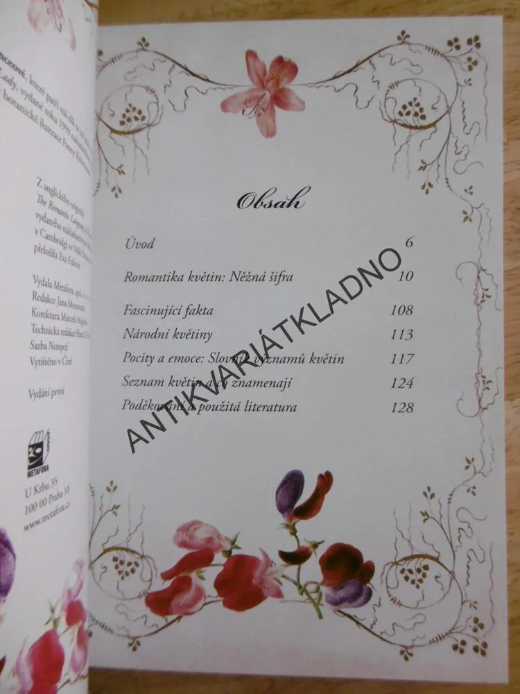 ROMANTICKÁ ŘEČ KVĚTIN, SAUNDERSOVÁ, DAVIESOVÁ