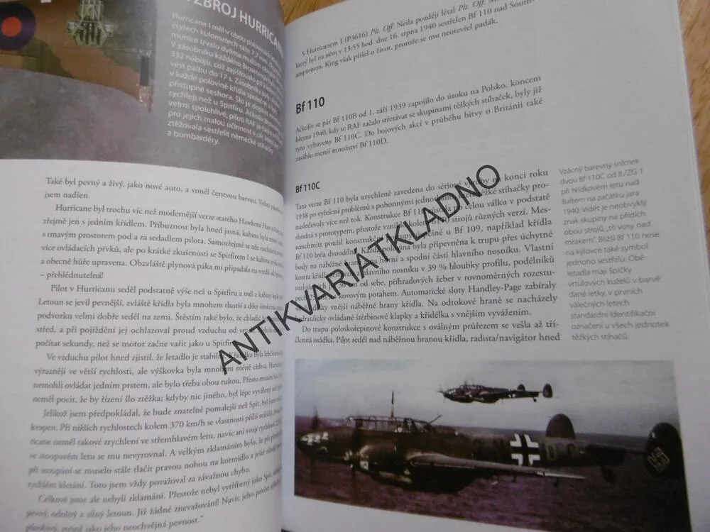 HURRICANE I VS BF 110, EVROPA 1940, TONY HOLMES, **an