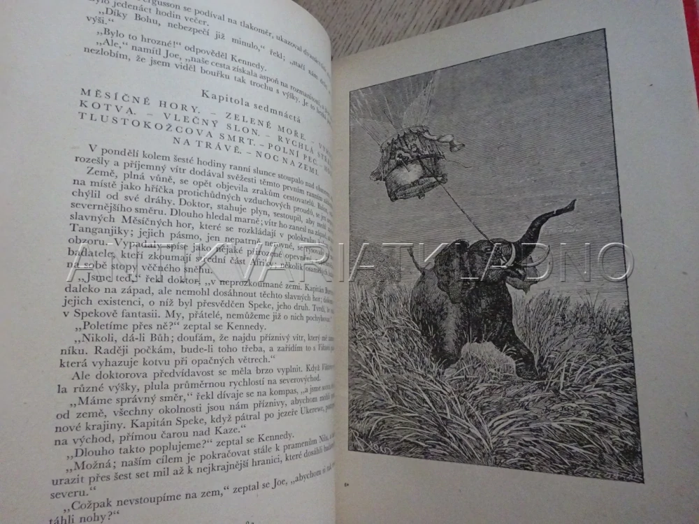 PĚT NEDĚL V BALONĚ, JULES VERNE, 1958, **an