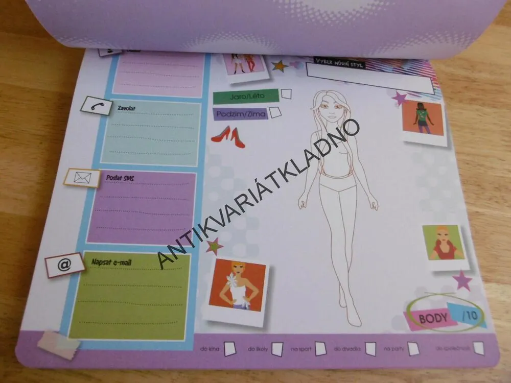 HOLČIČÍ ZÁPISNÍK MÓDNÍ STUDIO, **an