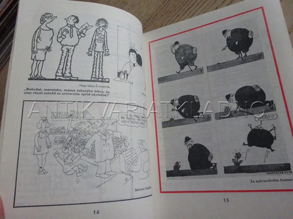 HUMORISTICKÝ MINIKALENDÁŘ DIKOBRAZU, 1985, **an