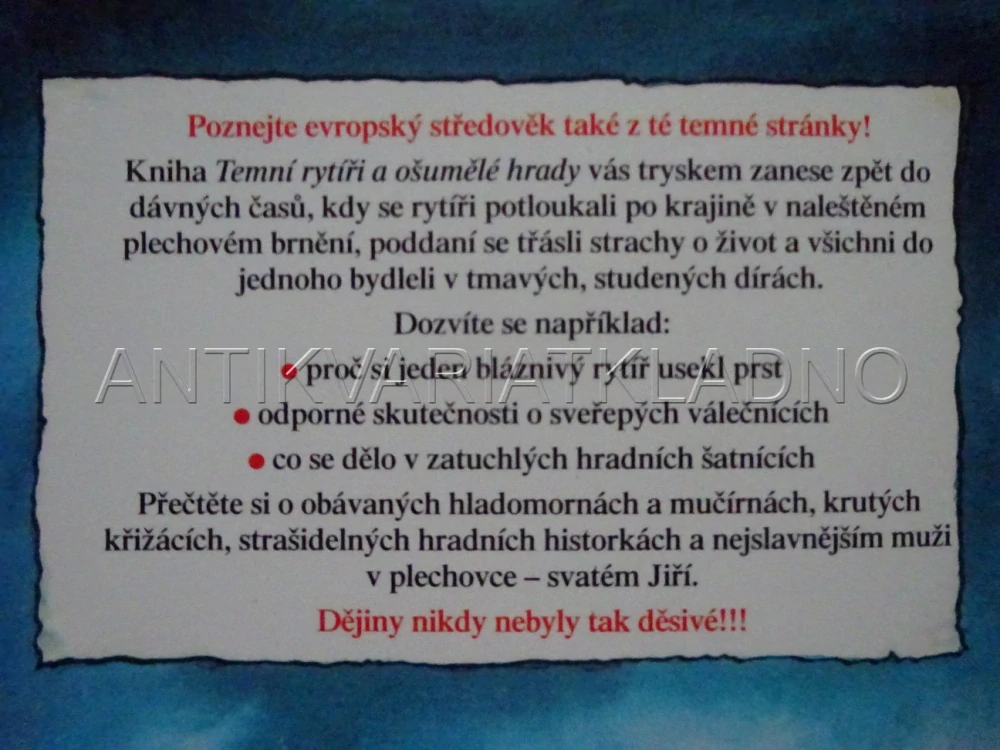 TEMNÍ RYTÍŘI A OŠUMĚLÉ HRADY, TERRY DEARY, PHILIP REEVE, **an