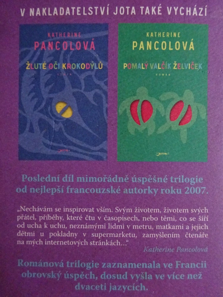 VEVERKY Z CENTRAL PARKU BÝVAJÍ V PONDĚLÍ SMUTNÉ, KATHERINE PANCOLOVÁ, **an