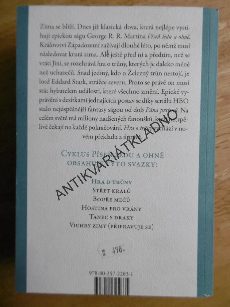 HRA O TRŮNY, GEORGE R.R.MARTIN