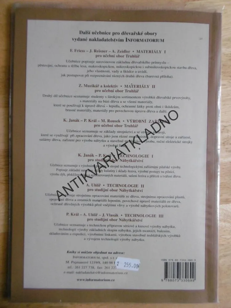 ODBORNÉ KRESLENÍ PRO UČENÍ OBOR TRUHLÁŘ, TRUHLÁŘSTVÍ, MÁCHOVÁ