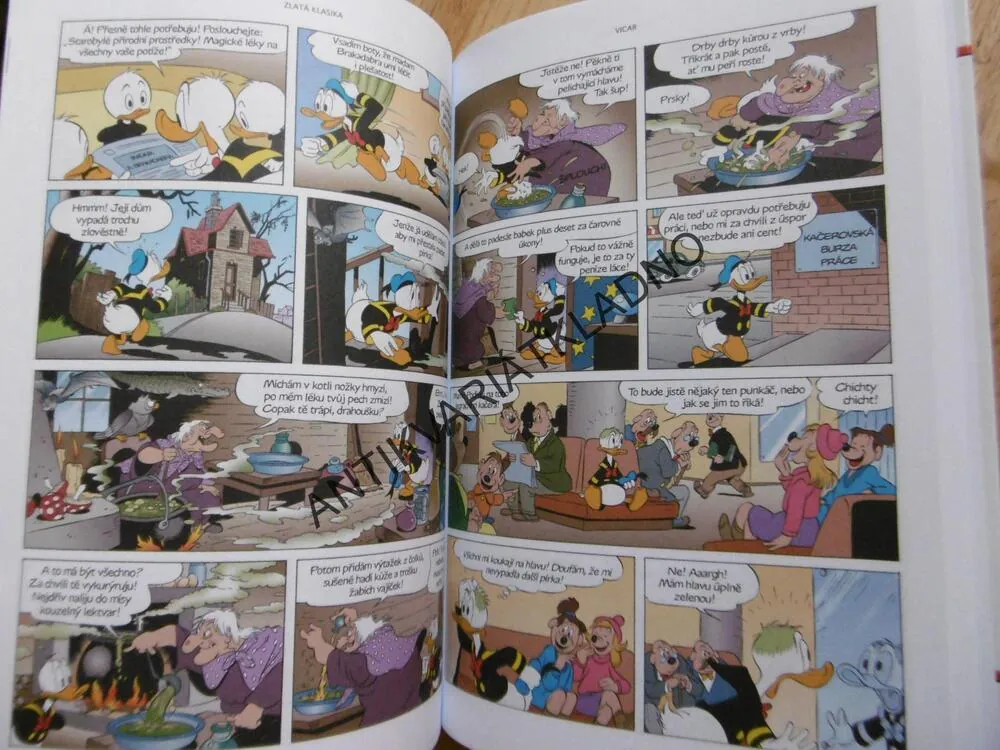 ZLATÁ KLASIKA, VICTOR ARRIAGADA RIOS, DISNEY, KOMIKS DONALD KAČER