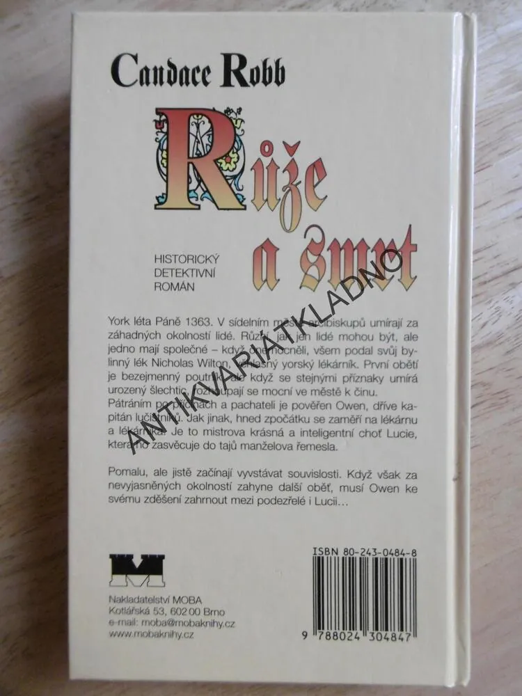 RŮŽE A SMRT, CANDACE ROBB, **an